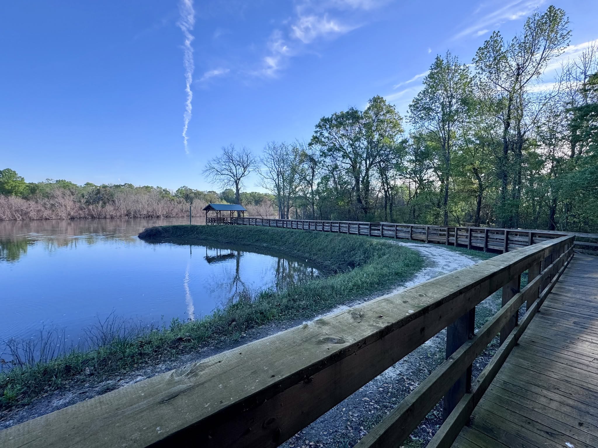 Wayne County, GA park walk on the river.