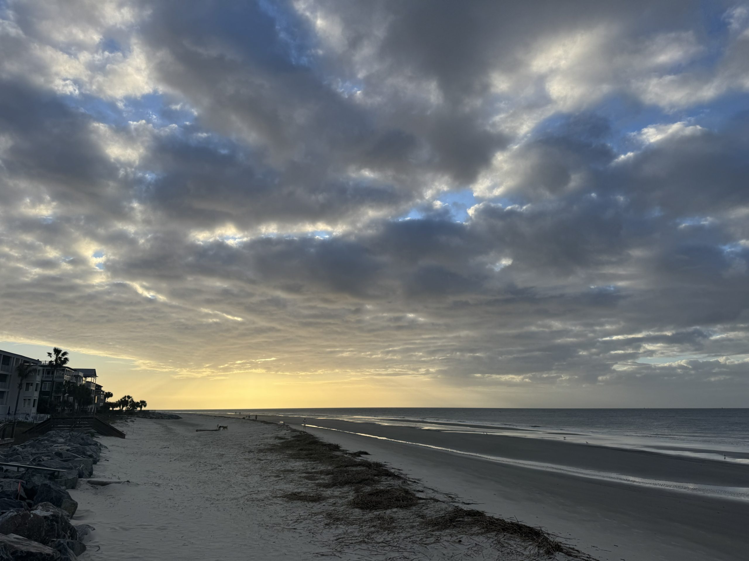 The sunrise over a Golden Isles beach